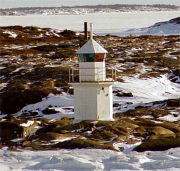 Leuchtturm Fährhafen Hummelvik