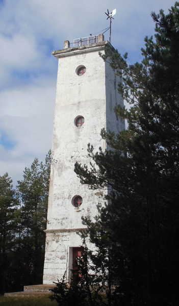 Leuchtturm Hijiessaare, Landseite, Estland